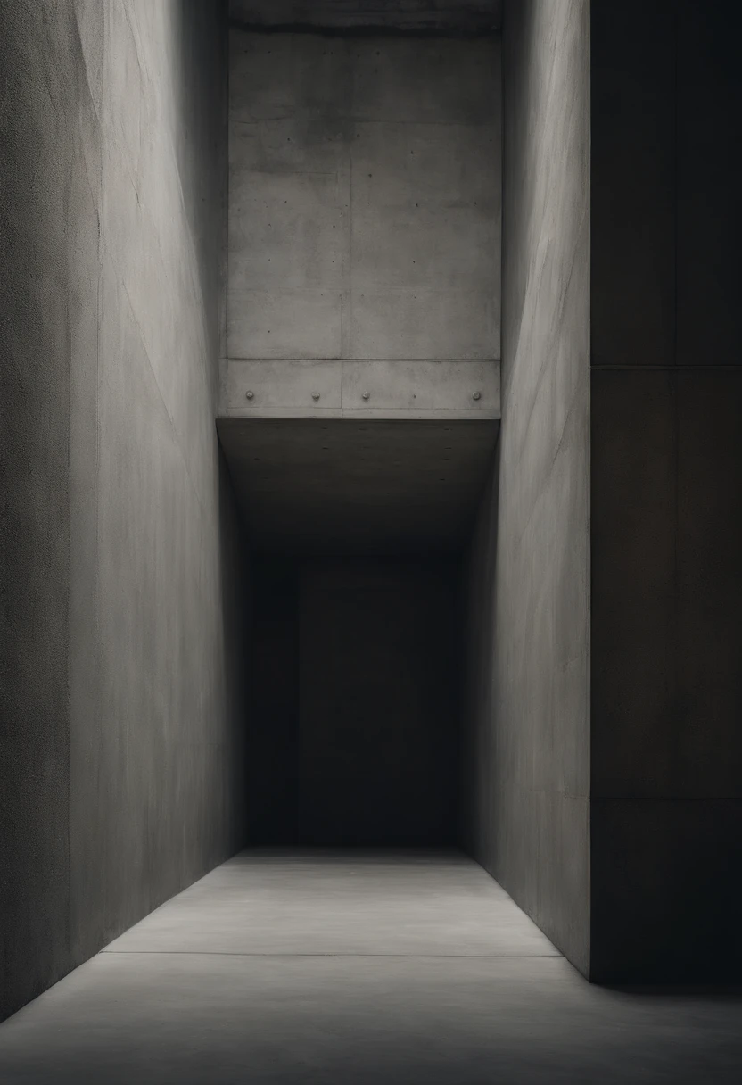 An aesthetic photo of a concrete wall, with its rough surface and subtle patterns, showcasing the raw and industrial texture of concrete in shades of gray, creating a modern and minimalist aesthetic