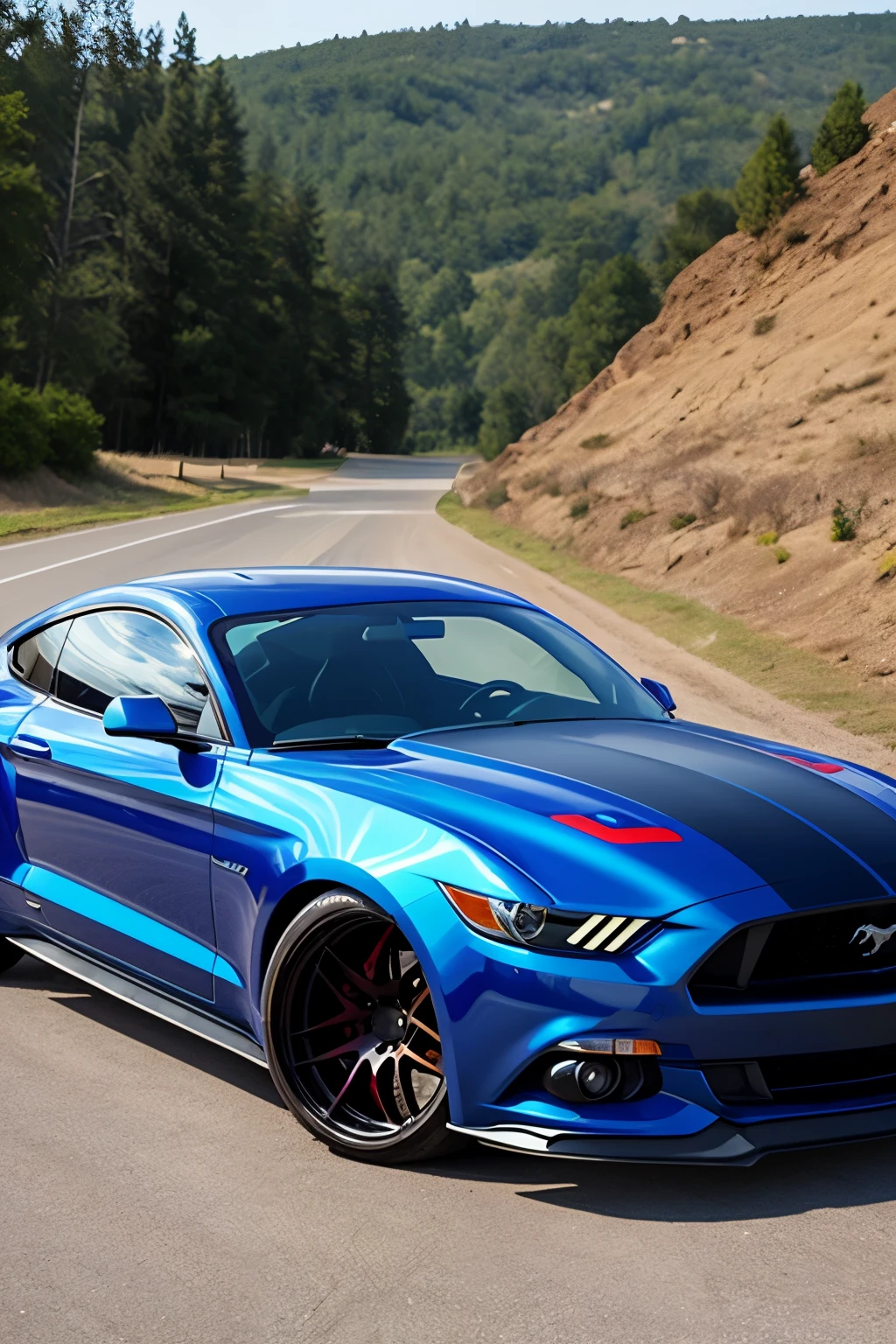 Very unique creation wallpaper  mustang gt car