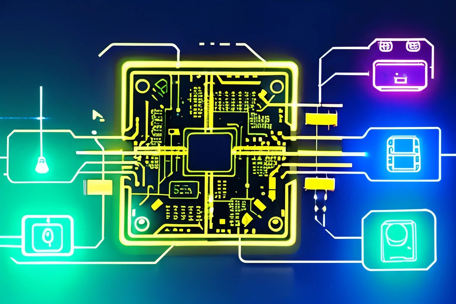 semiconductor、circuitry、color、illuminating、Detailed printed diagram、Hi-Tech、logic technology、集積circuitry、Beautiful fece、artistic、special technology、surface mount、memory、NAND、DDR