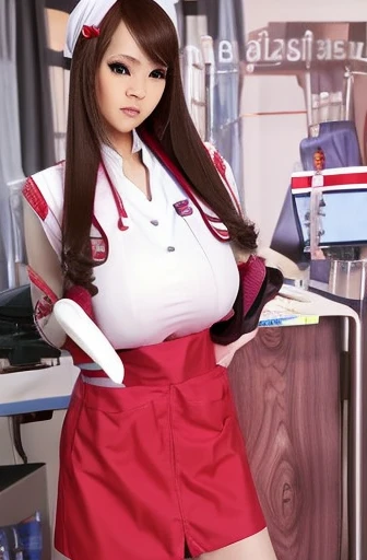 nurse uniform,hospital, latex nurse suit,nurses,busty,elbow gloves,labcoat,redhair woman,red eyes , gigantic boobs ,medical instruments,asian nurse,two nurses,speculum,examination room,oversize boobs, ,big ass ,strap on, lay on table ,legs spreaded,giving birth,gyno chair , dentist,Milf