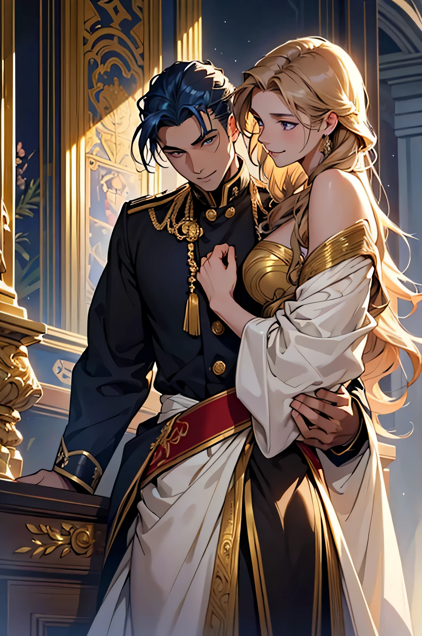 angry princess and lustful slave man