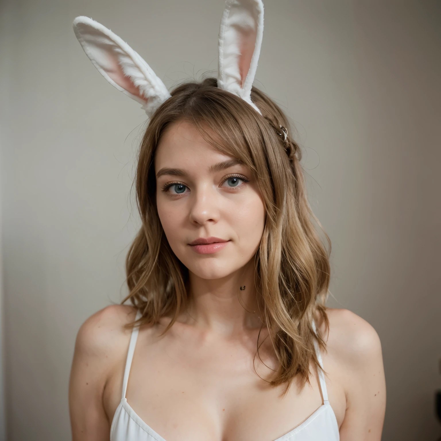 Drew Barrymore dressed as a Playboy Bunny