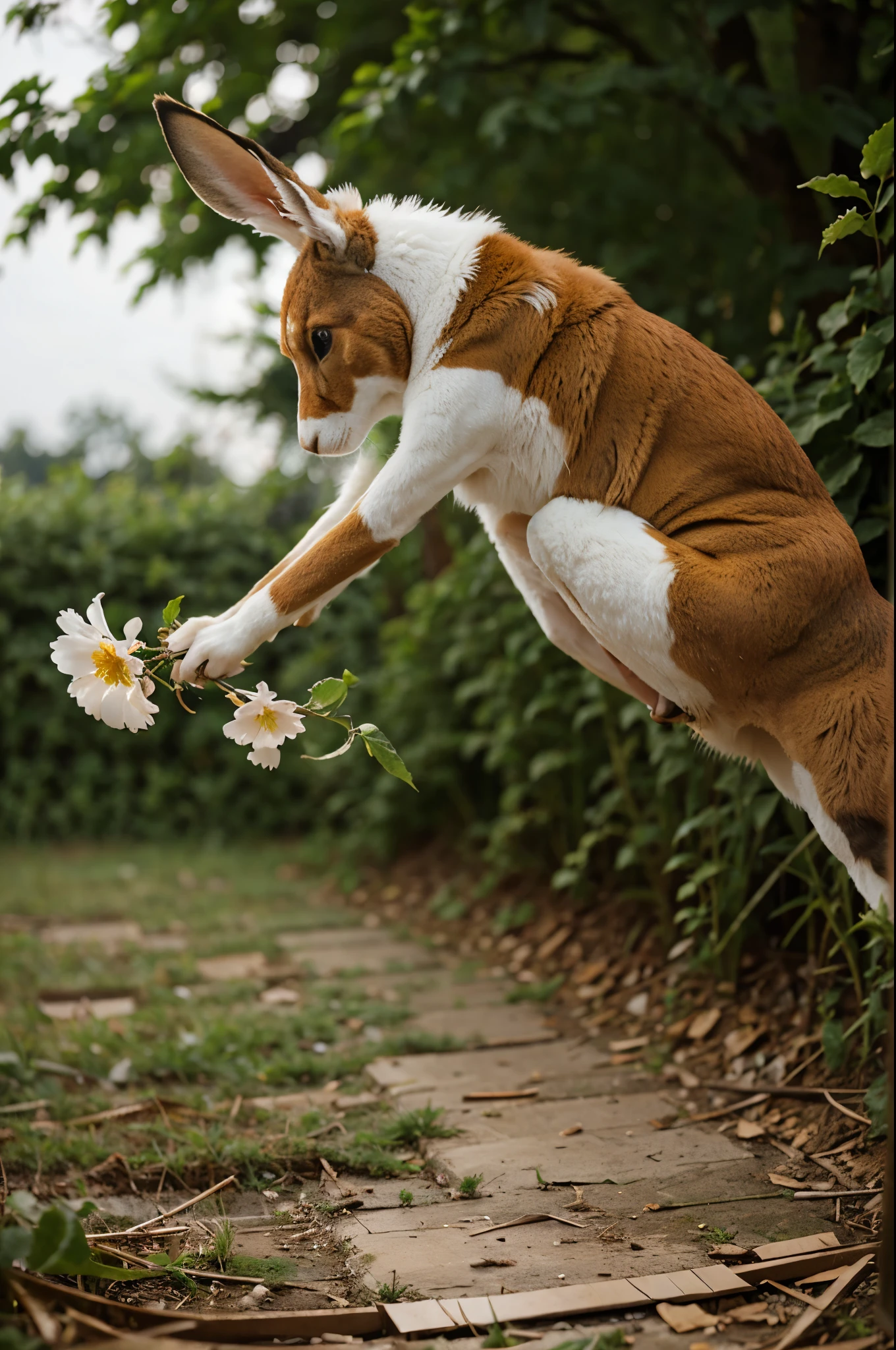 Hase,Blume,Natur, Blur