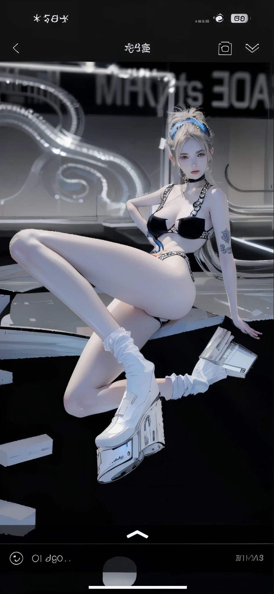 Hermosa piel detallada, cuerpo detallado,