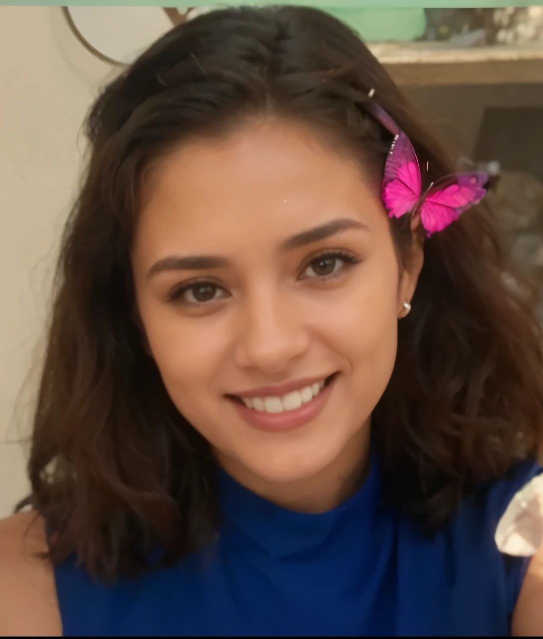 fotorrealista, ultra-detalhado, Beautiful woman, foto retrato, sozinho, malhar, cena brilhante, bright morning, The essence of real life, cabelo de cor morena, vinte anos, alegre , Lanternas, medium cleavage ,crystal clear sky, analogue style, filmic grain, Melhor sombra, primitivo, LUT do instagram.