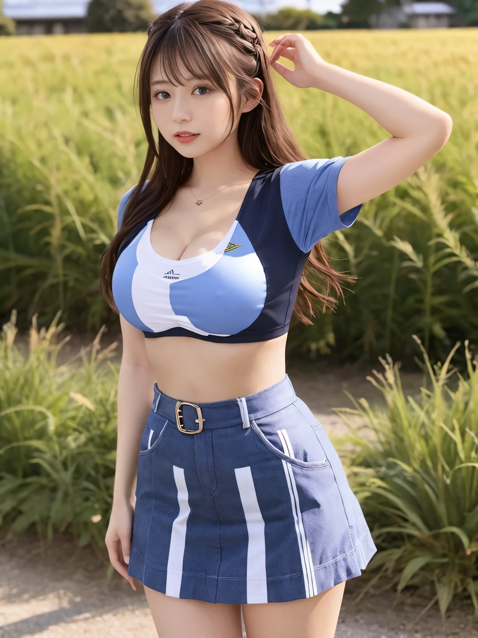 japanaese girl、Girl in her 20s、perfect body type、Transparency、Colossal tits、toru & Field Team Uniforms、hposing Gravure Idol、shiny thighs