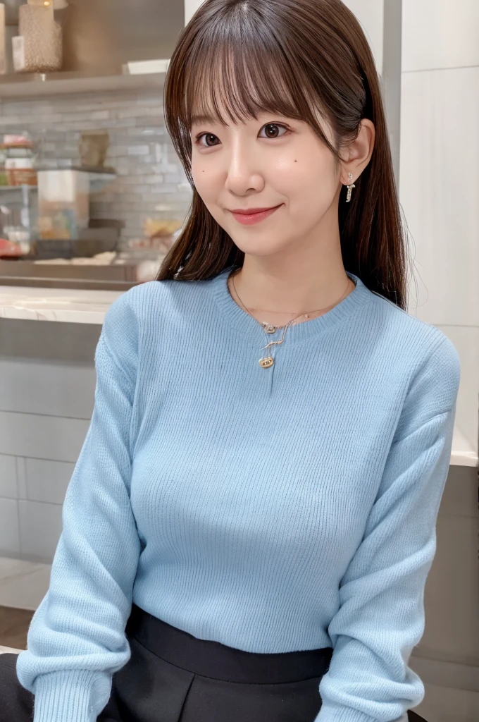 a skinny Japanese lady, 30 years old, (realistic), (hyperrealism), (photorealistic), (8K resolusion), depth of field, (full body:1.2), super detailed face, detailed eyes, cute face, various face expression, various hair style, (small breasts:0.6), (very thin waist:0.7), casual outfit
