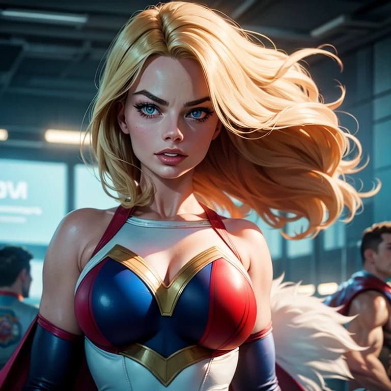 Margot Robbie as power girl