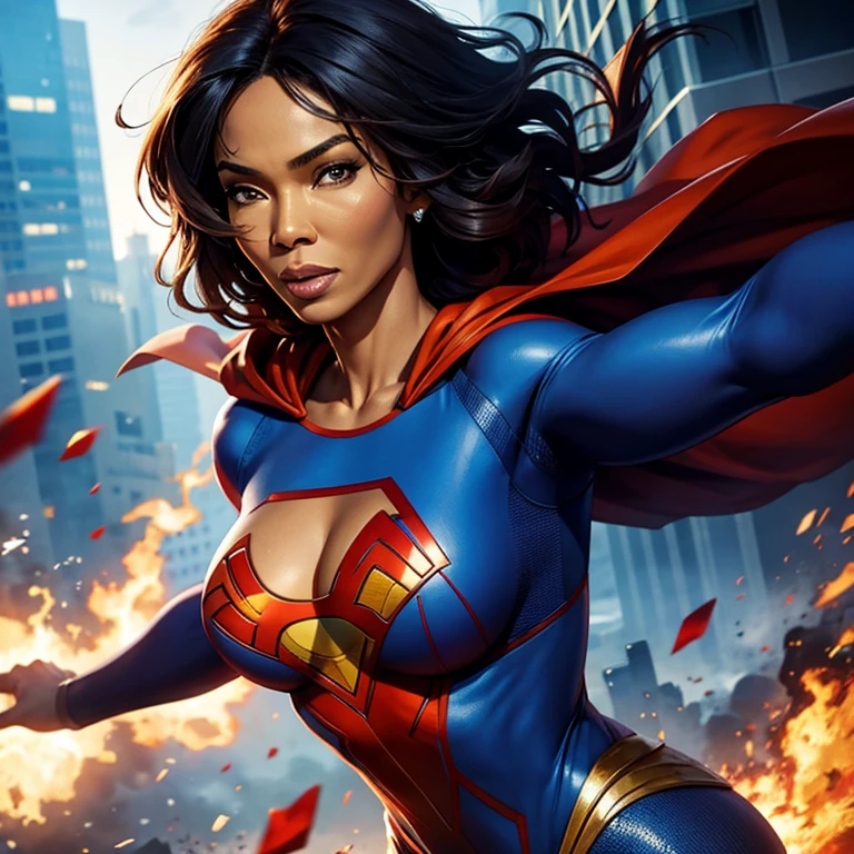 Angela Bassett as superwoman