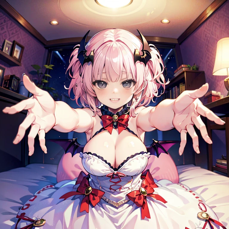 cute face Angle from directly below Colossal tits Seduction poses、A smile Pink Mist Charm Magic all pink room Front Angle gargantilha Cute Dresses Vampire Princess Room a bed little bat flying Predator during night I'm lying down Pose with arms outstretched Angle of hugging