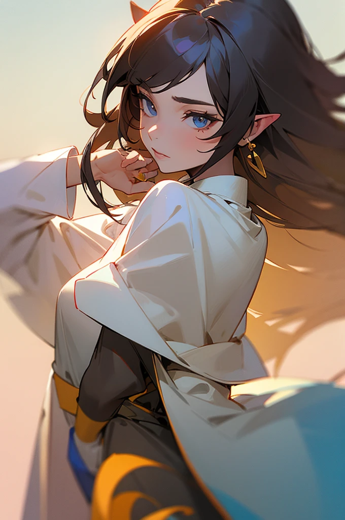 woman with long ears