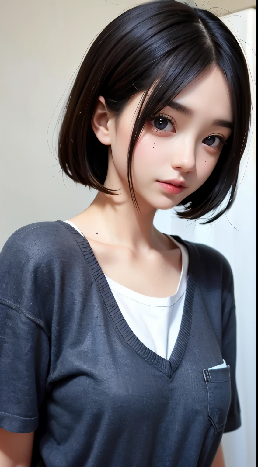 super model、Bob Hair、Otaku Girls、perfect detail、soft fashion、