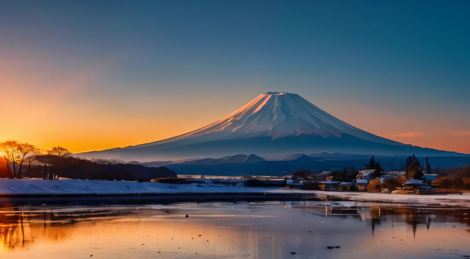 landscape shot、Mt fuji、sunrises、the morning sun、morning glow、An ultra-high picture quality、Beautiful fece、Refreshing、Winter morning、Mt fujiの山頂から昇る太陽