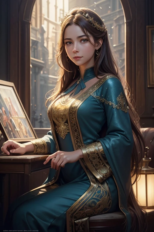 art by Vladimir Volegov,Virgin,digital art 8k,Jean-Baptiste Monge style, bright, beautiful,splash, Glittering , cute and adorable,filigree , rim lighting, lights, extremely , magic, surreal, fantasy, digital art, , wlop, artgerm and james jean, , sf, intricate artwork masterpiece, ominous, matte painting movie poster, golden ratio, trending on cgsociety, intricate, epic,trending on artstation
