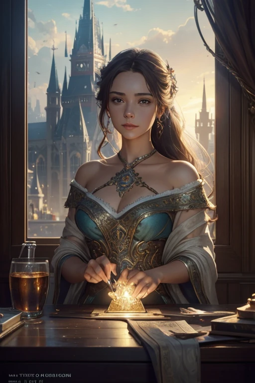 art by Vladimir Volegov,Virgin,digital art 8k,Jean-Baptiste Monge style, bright, beautiful,splash, Glittering , cute and adorable,filigree , rim lighting, lights, extremely , magic, surreal, fantasy, digital art, , wlop, artgerm and james jean, , sf, intricate artwork masterpiece, ominous, matte painting movie poster, golden ratio, trending on cgsociety, intricate, epic,trending on artstation
