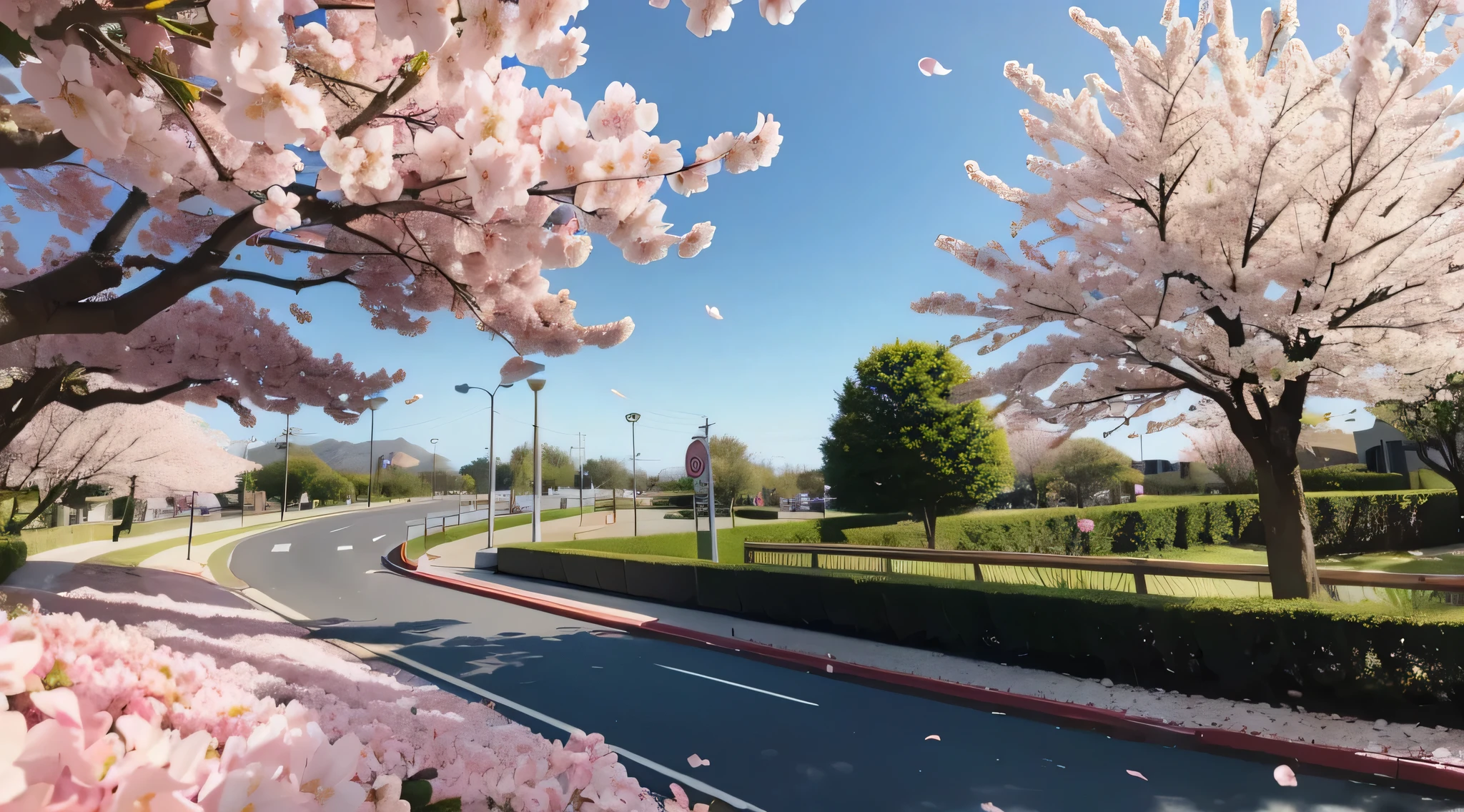 petalix petal details，Add details of the cherry blossom tree，Real camera，Subdivision，