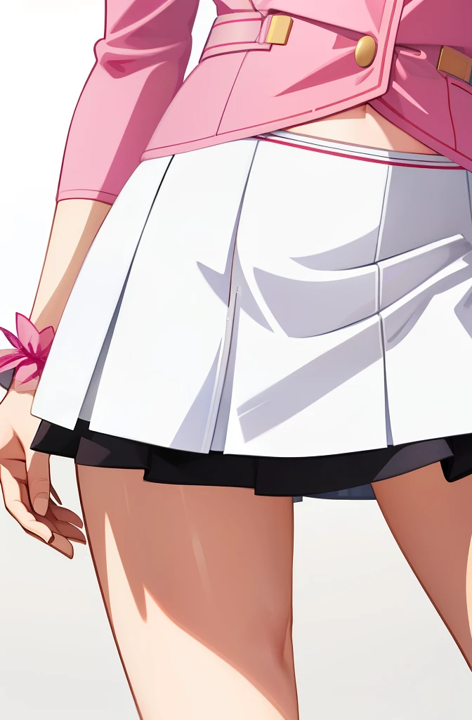 1girl in, sayla mass, Elegant, masutepiece, Convoluted, Army pink uniform dress with a super miniskirt so short you can almost see your pants........、Pure white panties、Please squat down and show me your white panties........、Super miniskirt You can see the pants in the miniskirt、White panty、Realistic, Best Quality, absurderes, high face detail, Perfect eyes, 18 years old, Cowboy Shot, realization、, Vibrant colors, Pink Uniform, Skirt、Photography、Gravure photography style、Real Images、Top image quality、1girl in, sayla mass, Elegant,Spread Leg,Show white panties, masutepiece, Convoluted,Ultra mini skirt、White panty、 Realistic, Best Quality, absurderes, high face detail, Perfect eyes, 18 years old, Cowboy Shot, , Vibrant colors, White uniform, Skirt