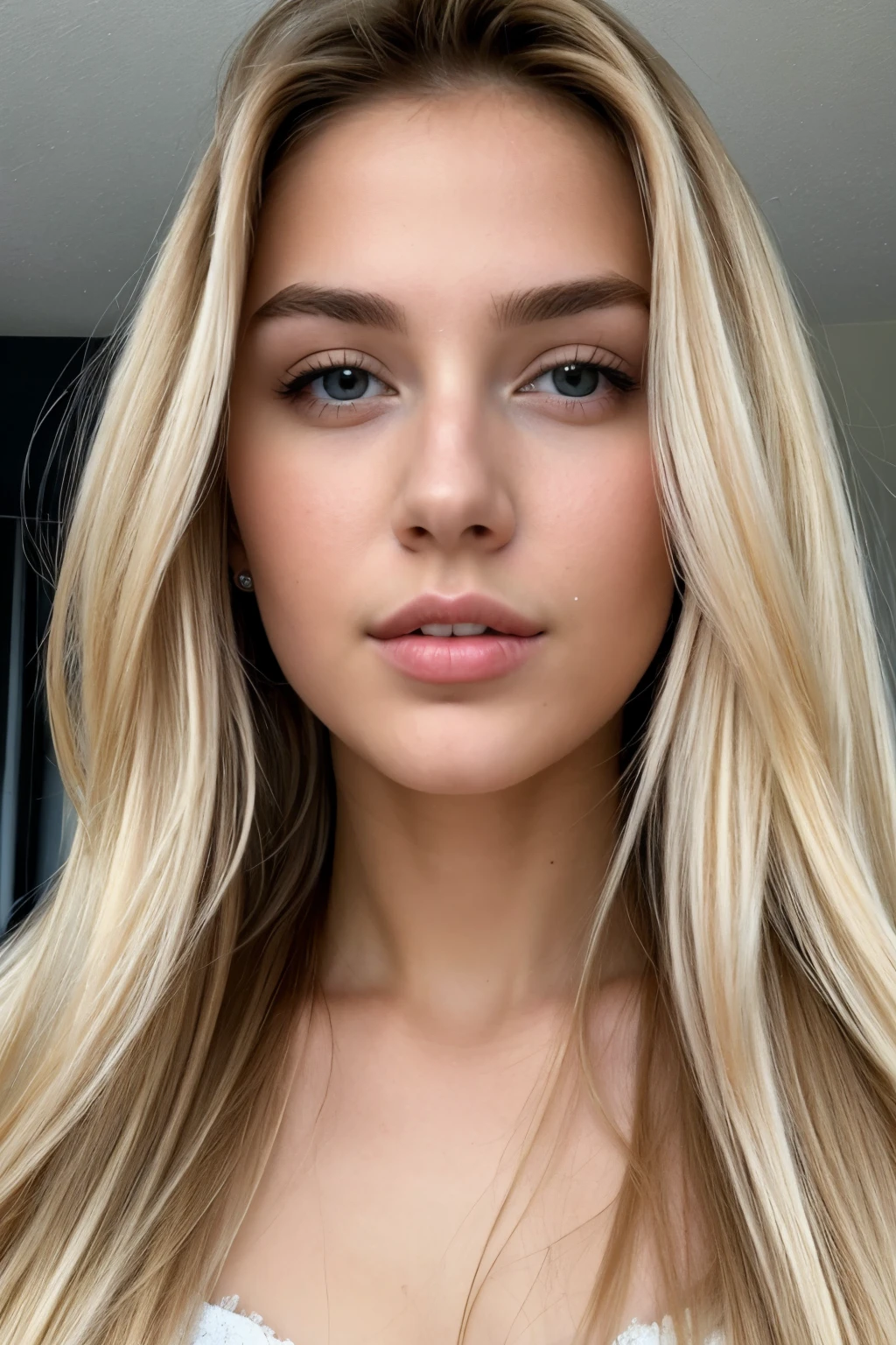 ((best quality)), ((masterpiece)), (detailed), face young beautiful blonde long hair
