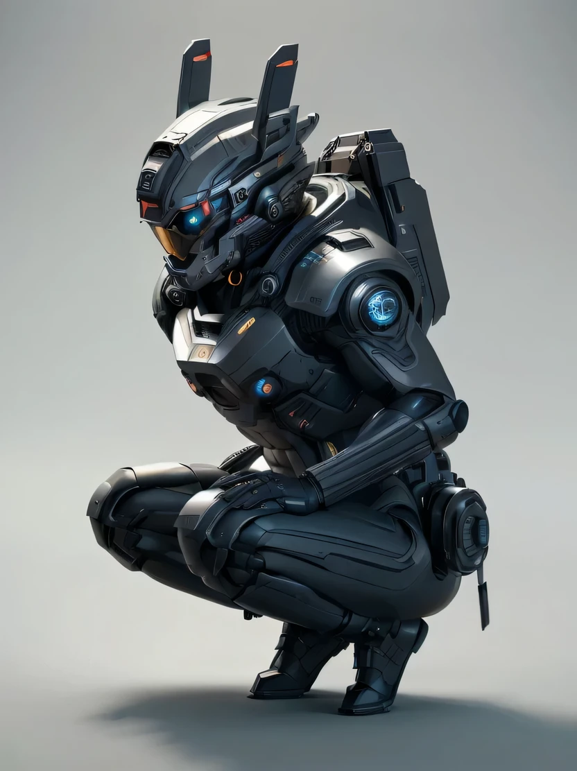 ((hightquality、hight resolution、masterpiece、foco nítido、lighting like a movie))、(((No humans)))、greybackground、Detailed shadows、Small spacecraft、vehicle focus、Science fiction、3DMM