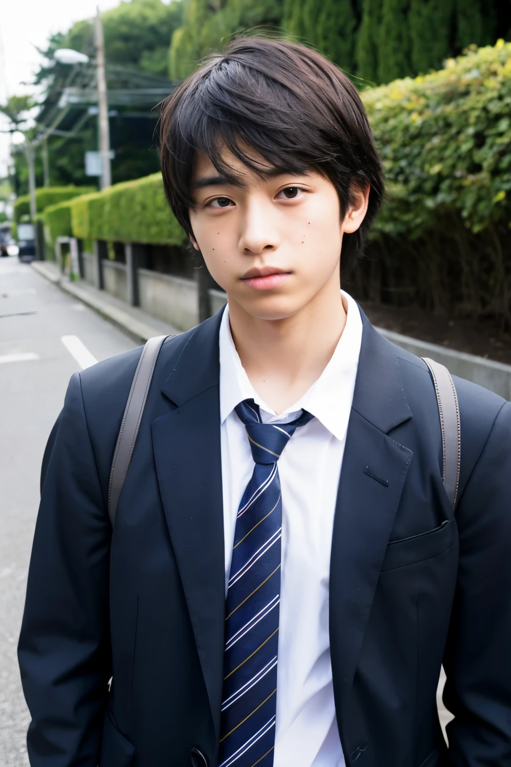 Ryuichi Ikeda Male Gakuran High Schooler Japanese Urban