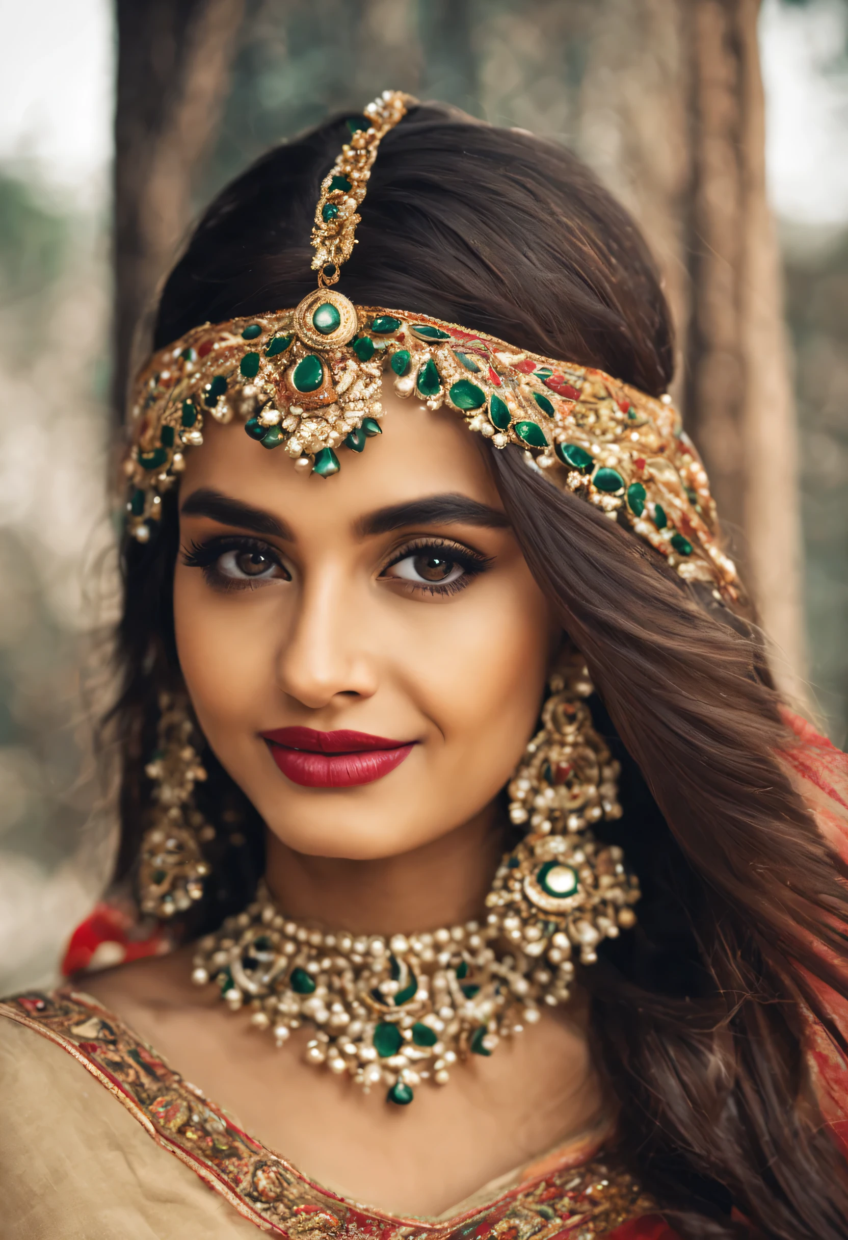 make a indian girl perfect face