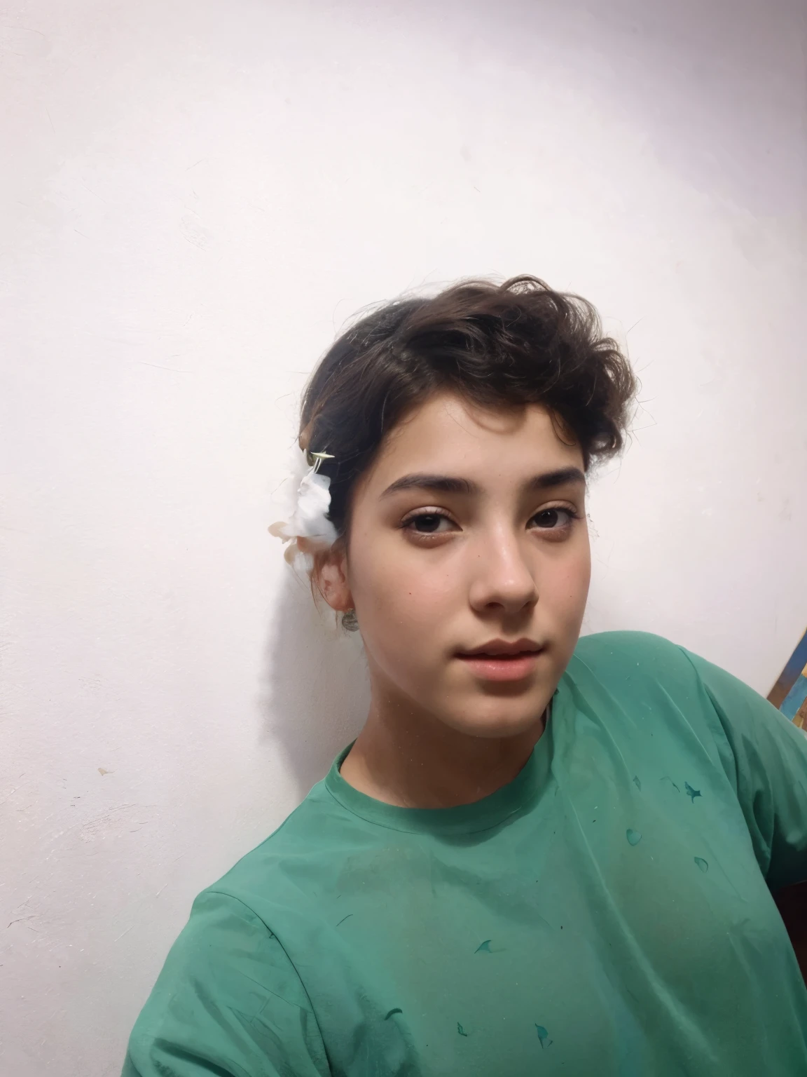 Classical art portrait painting of teen enticing with a feather, (Academic Art:1.4), Eugene De Blaas, John William Godward, Bouguereau