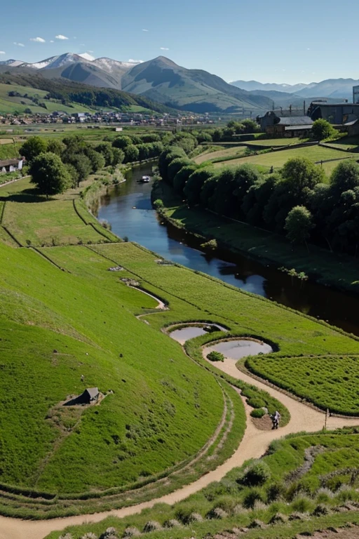 the city their no people living , its beautiful place ,hare garden river and some hills