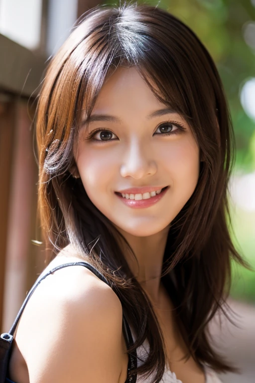 masutepiece, Best Quality, Illustration, Ultra-detailed, finely detail, hight resolution, 8K Wallpaper, Perfect dynamic composition, Beautiful detailed eyes, doress,Medium Hair, mid-chest, Natural Color Lip, Random and sexy poses,Smile,The background is colorless