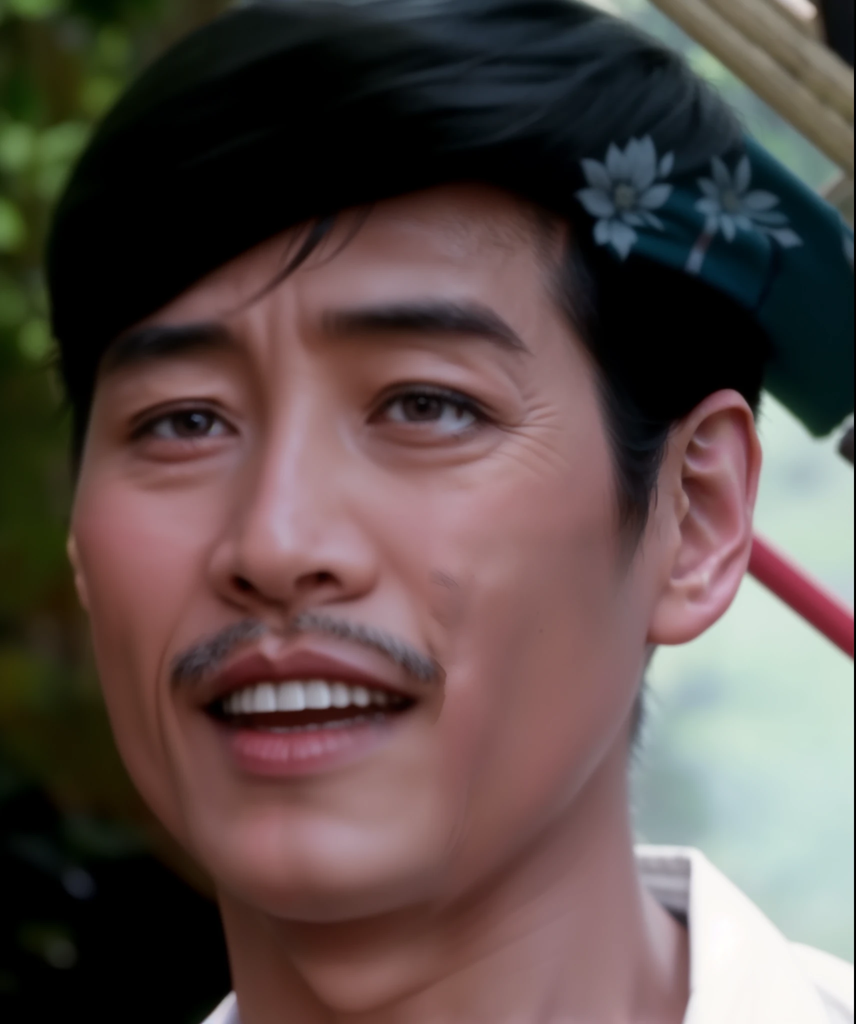 A Chinese rural man in the 1980s