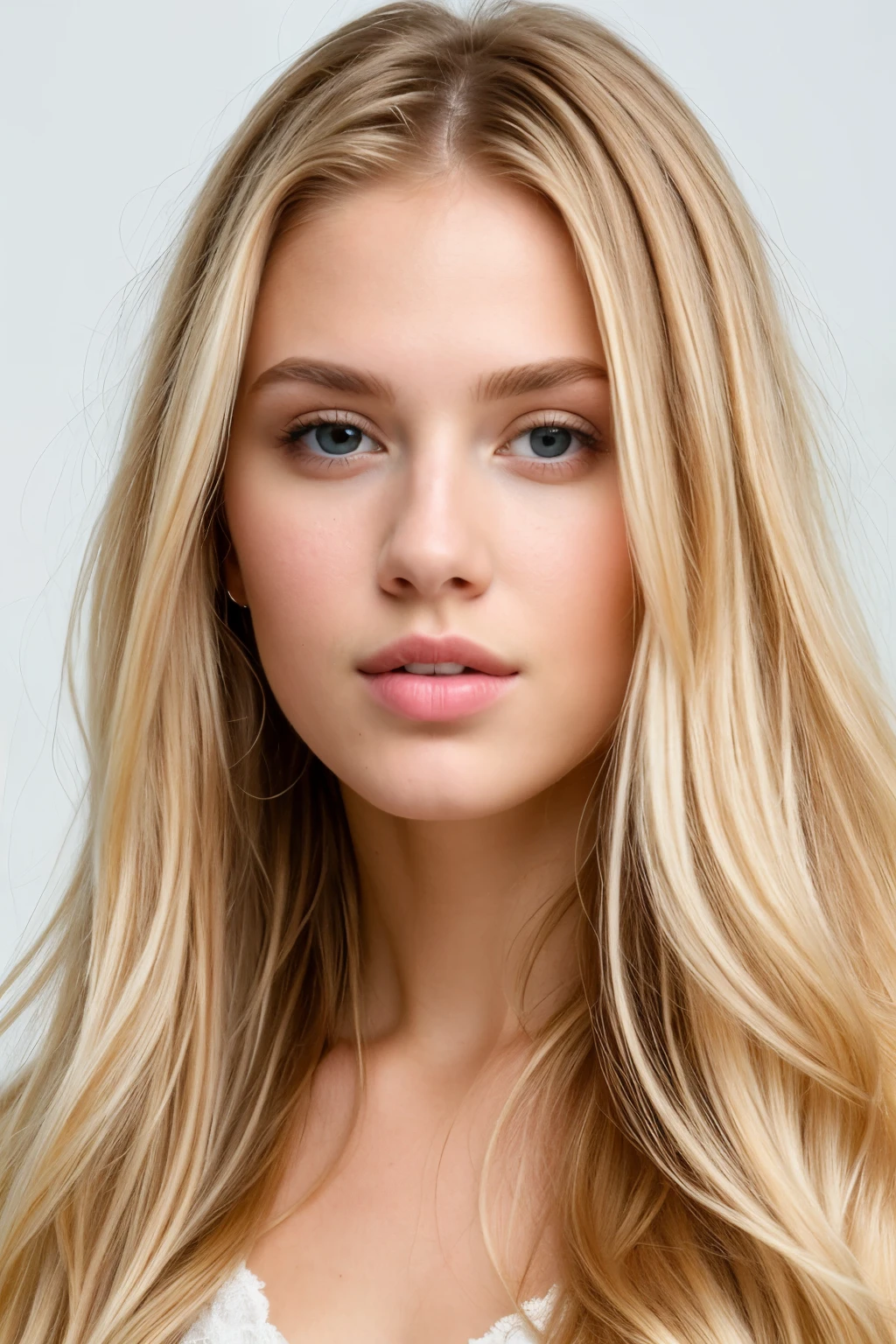 ((best quality)), ((masterpiece)), (detailed), face young beautiful blonde long hair