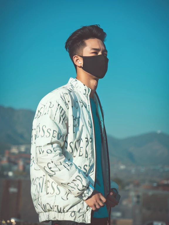 (Cinematic Aesthetic:1.4) Photo of a beautiful korean fashion model bokeh city night