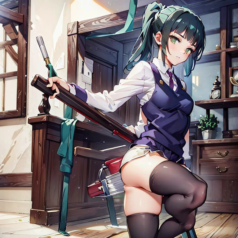 Best quality, Masterpiece, art, Stockings, shorts