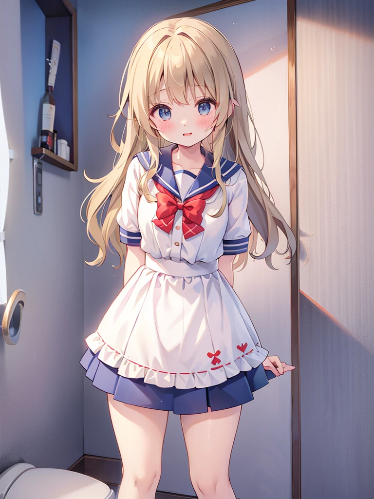 alice in the wonderland、cute little、a miniskirt、a blond、No panties、Wavy Hair、blue eyess、teens girl、12year old、standing with skirt、オマンコ、Wet、sigh、anal、s ass、s assを画面に向けて、with spreading legs、spread your pussy with your hands、happy、a smile、a sailor suit、a miniskirt、NSFW、SEX、shairband、No pants、fullnude、The clothes are fluffy、I'm taking down my pants、toilet room、Pee、Large hair ribbon