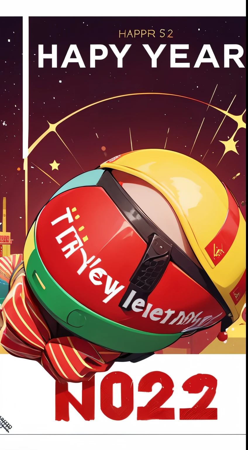 2024 numbers，Art fonts，new year，fundo vermelho，drak， cut out，stas，Happy，bright，festive atmosphere，poster for