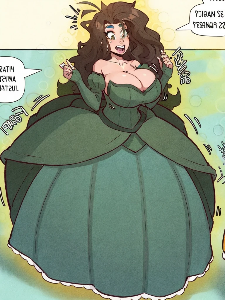 Gigantic boobs, detailed face, jewled eyes, smaller eyes, smaller mouth