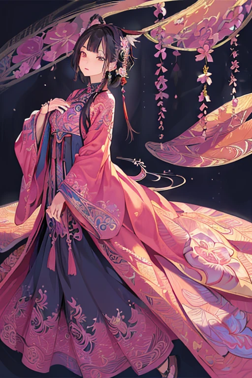 (masutepiece,Beautiful and aesthetic:1.2), (1girl in:1.3), Extremely detailed,(Fractal Art:1.1),(Colorful:1.1)(Flowers:1.3),highest details,(Zentangle:1.2), (Dynamic Pose), (Abstract background:1.3), (Shiny skin), (Many colors:1.4),(earrings), (Tail of light :1.5),Ivy Frame,