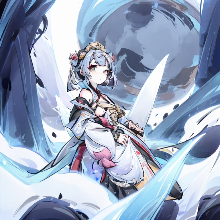 noelle, chinese tradictional dress, genshin impact