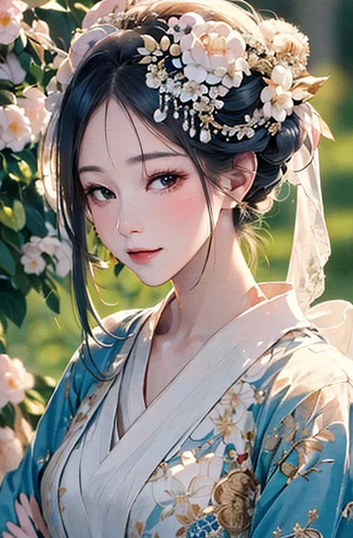 {{{{masutepiece}}}}, {{{ultra - detailed}}}, {{{hight resolution}}}, {{Good anatomy}}, (((Best Quality))), ((extremely delicate and beautiful)), {{an extremely detailed and delicate}}, {8k cg wallpaper}, {{Illustration}}, hair stick:1.4, Bokeh, (color difference:1.22), (1girl in:1),花魁, hiten1,