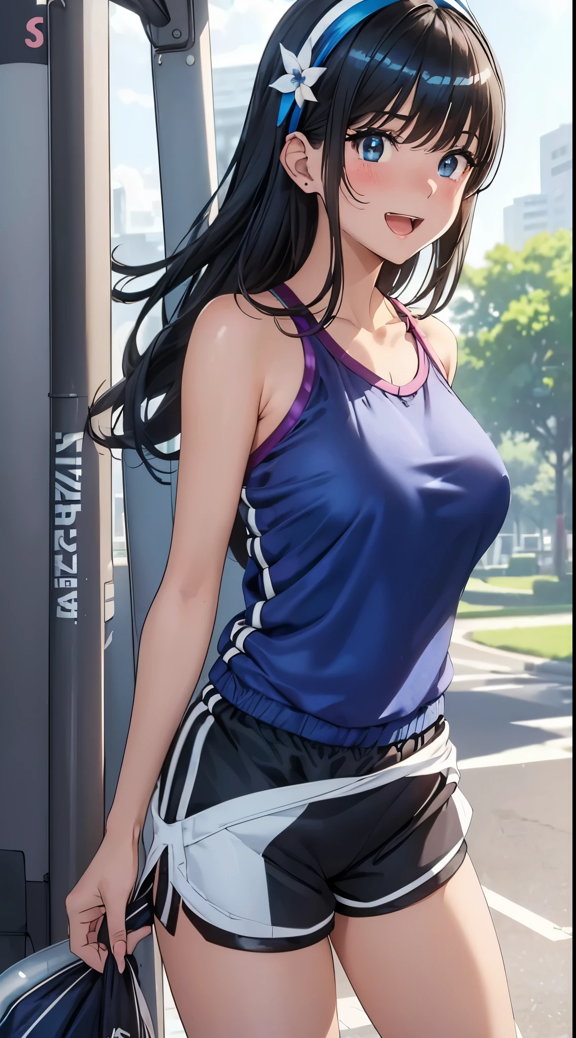 (lying:1.2, spread legs:1.2, cowboy shot:1.2), (indoor:1.4), 1girl, (jet black hair, very long hair, crimson red eyes, mini skirt, sleeveless t-shirt, angry smile:1.3, blush:1.2, crossed arms:1.2),(slender:1.2, perfect skin:1.4, shiny oiled skin:1.4, realistic skin texture:1.2, perfect anatomy:1.2), (master piece:1.4, best quality:1.4, intricate details, sharp focus, highres, 8K, 4K, UHD, 32k UHD resolution, realistic photo, professional photography, Ultra Detailed 8K CG, ultra high res, High quality texture, High quality shadows, vivid colors, HDR),  <lora:Claire_Kagenou-09:0.6> claire