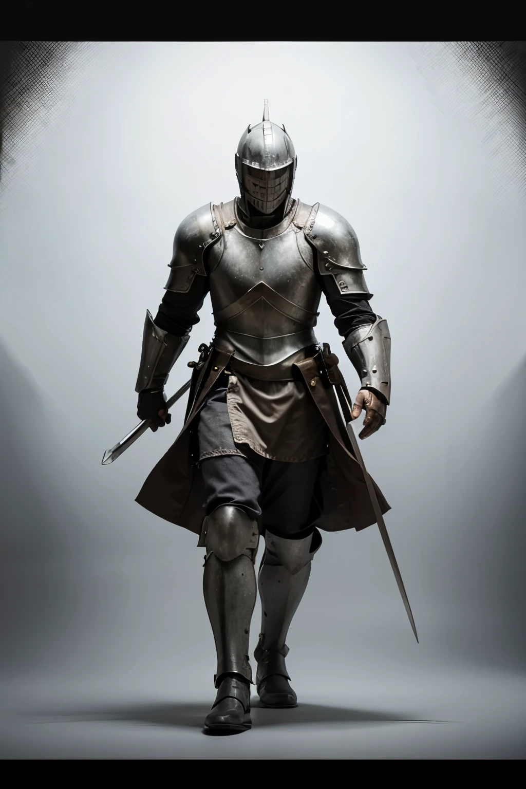 Vector art of a knight