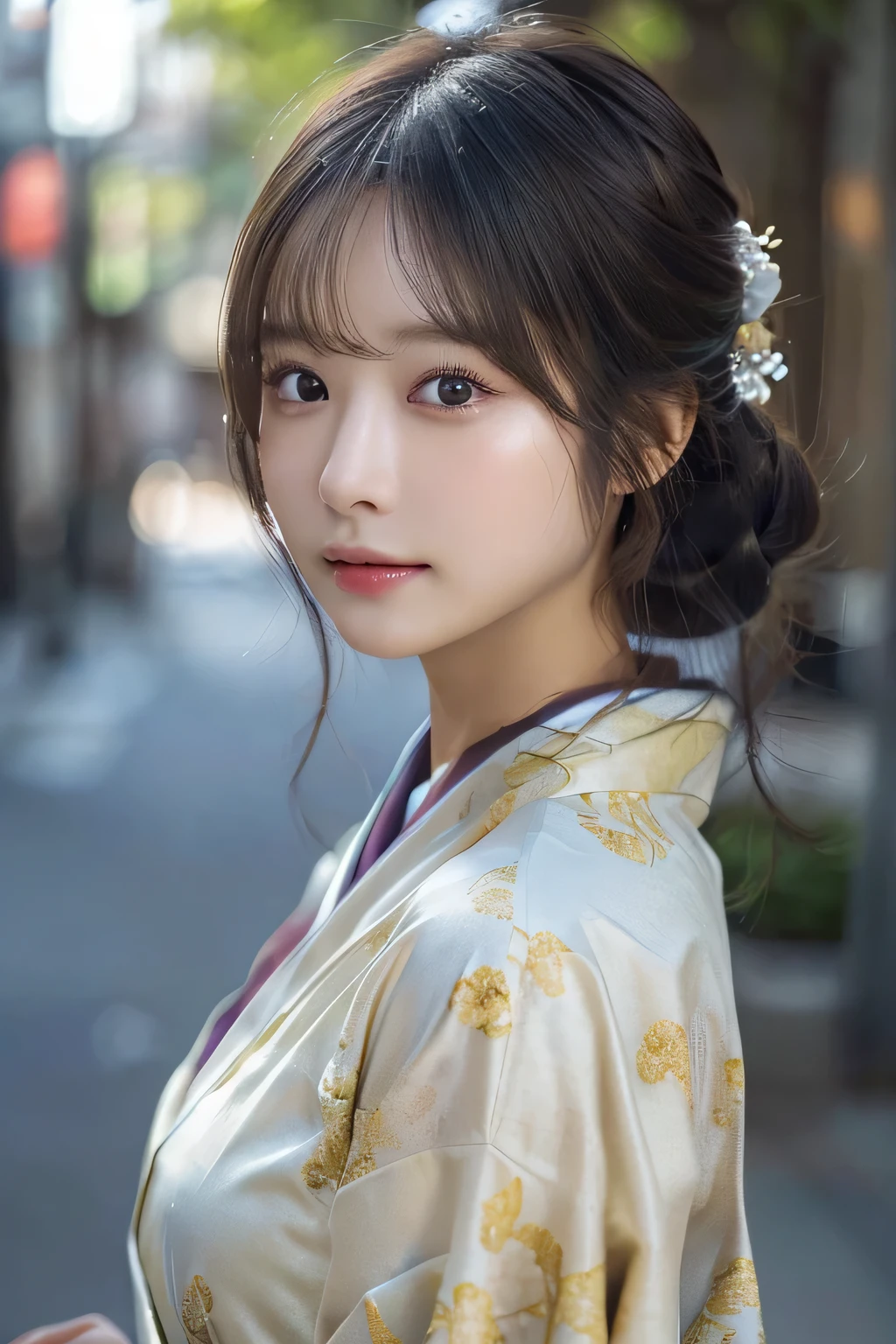 (Kimono)、、(Winters)、(top-quality,masterpiece:1.3,超A high resolution,),(ultra-detailliert,Caustics),(Photorealsitic:1.4,RAW shooting,)Ultra-realistic capture,A highly detailed,high-definition16Kfor human skin、 Skin texture is natural、、The skin looks healthy with an even tone、 Use natural light and color、((Two Women))、japanes,,kawaii,A dark-haired,Middle hair,(depth of fields、chromatic abberation、、Wide range of lighting、Natural Shading、)、