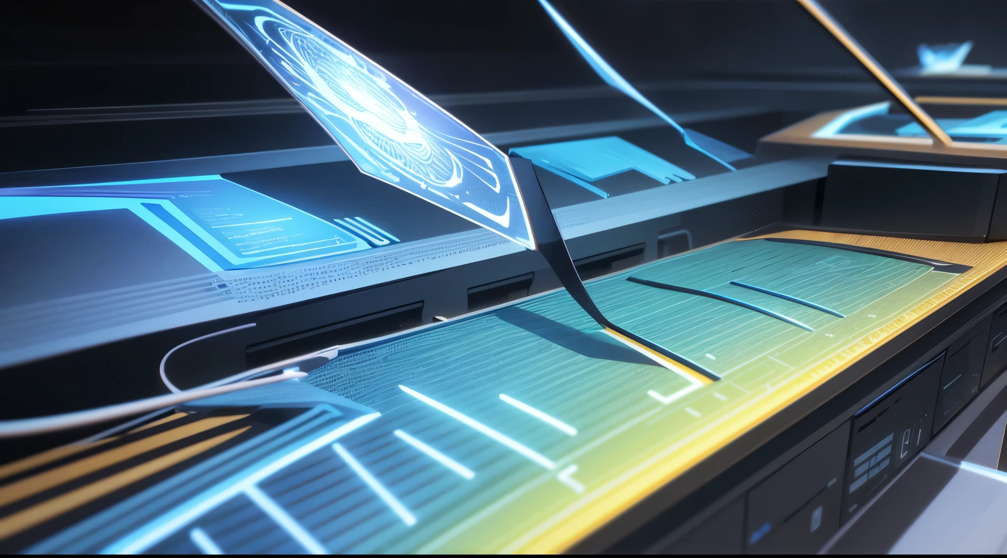 Engaging 3D visualization featuring stunning graphs、glinting