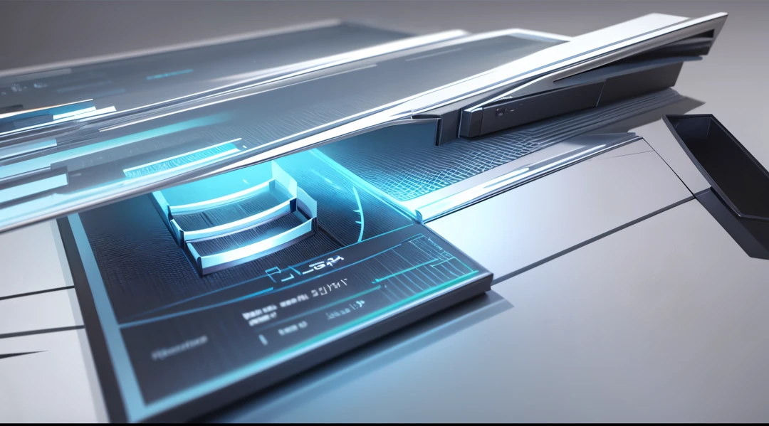 Engaging 3D visualization featuring stunning graphs、glinting