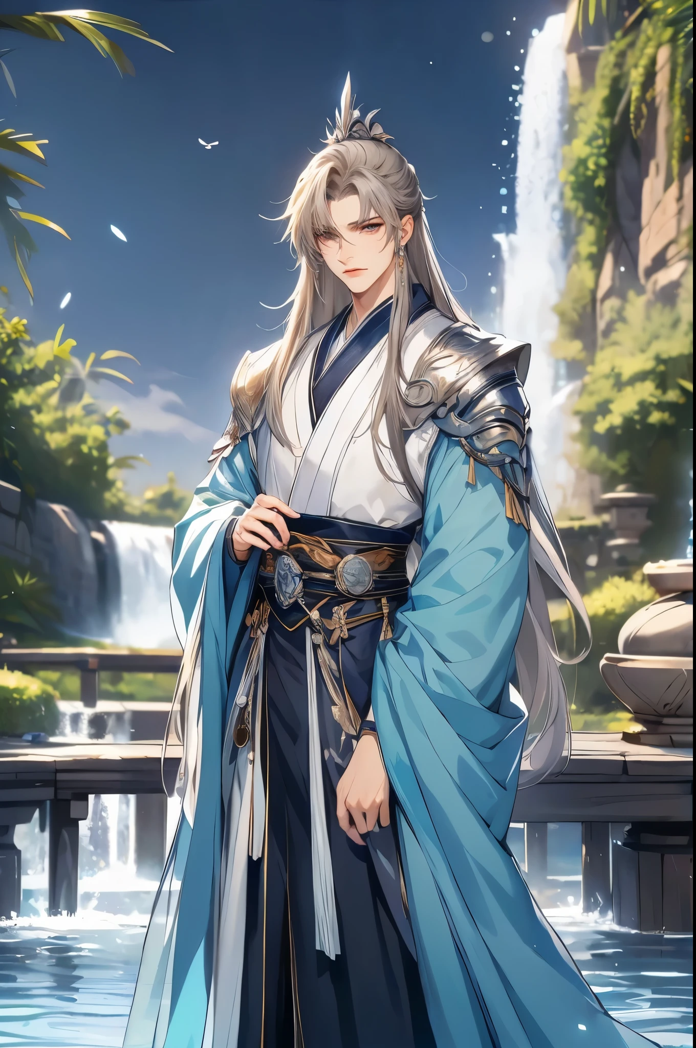 详细的脸，Elaborate Eyes，Clear facial features，