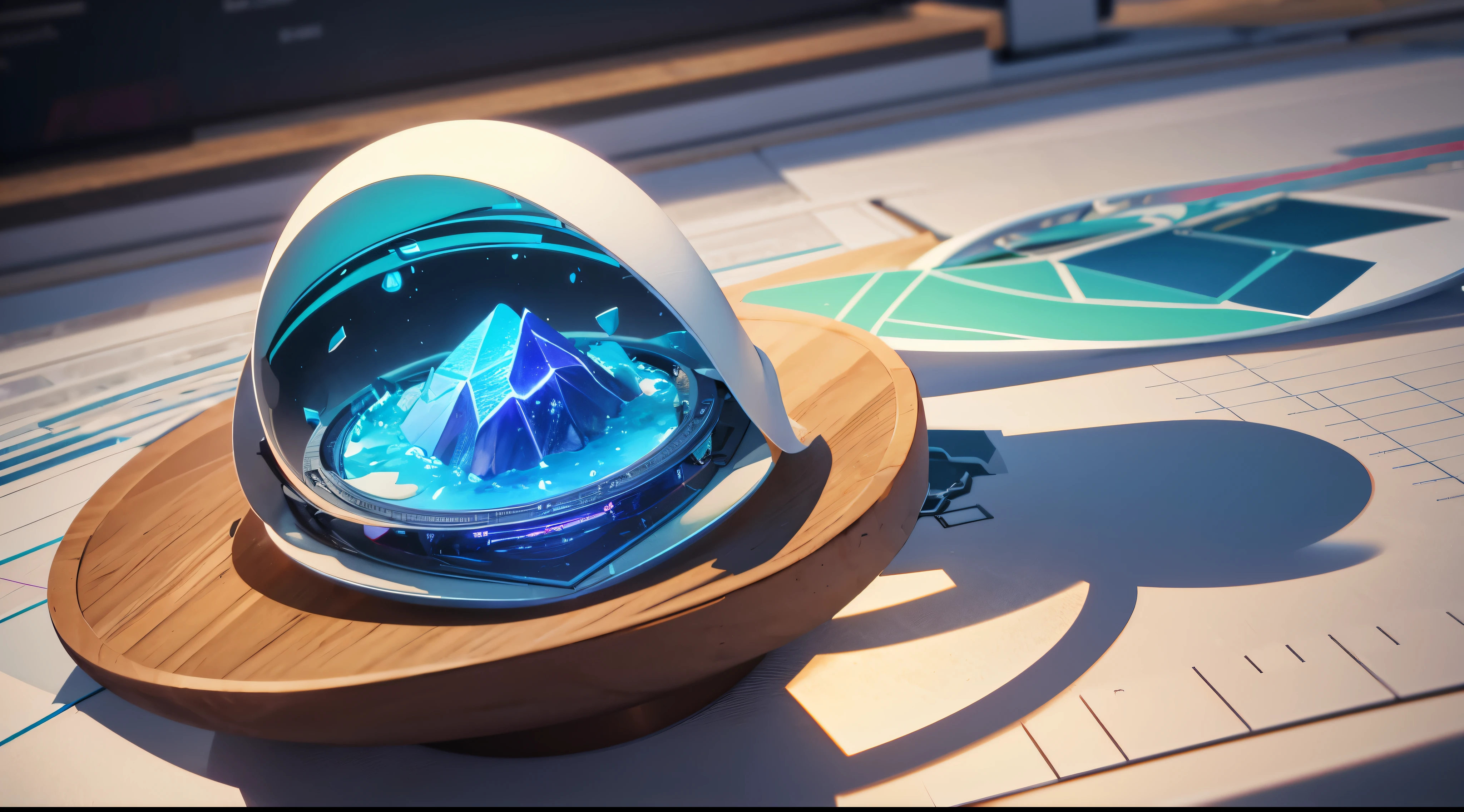 Engaging 3D visualization featuring stunning graphs、glinting