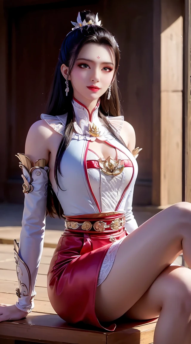 "1 bonita no traje tradicional, wearing a traditional Chinese ao dai in luminous red, Ao Dai com o vermelho como cor principal, Borda preta do peito e borda dourada, Cabelos longos e franja branca, joias de cabelo mais detalhadas e bonitas, rostinha super fofa, cara extremamente bonita, sobrancelhas esparsas, most flawless beautiful face, ((pupila negra:0.8)), olhos muito bonitos, ((Olhos vermelhos:1.4)), Beautiful, detailed lashes and very magical makeup, nariz alto, Brincos, thin lips, red lips, sem sorrir, beautiful lips, rosto rosado, rosto limpo, flawless beautiful face , smooth white pele, (seios grandes: 0.9)), Blums breastig e seios super redondos): 0.9)), ((seios super apertados: 1.2)), ((breast augmentation: 0.8)), beautiful breasts, sitting on the floor, sentado com as pernas bem abertas, wide, not shy thighs, Hands behind back, Peito para a frente, leaning back sLuzly, Parte superior do corpo da meninaa, meias de rede de peixe coloridas renda preta sexy, Foto 8k, super alta qualidade, hyper Realistic, 10x super pixels, Realistic photo, bright studio, Luz border, two-tone Luz color, (High detail) pele: 1.2), 8k ultra |, soft Luz, alta qualidade, volumetric Luz, Realistic, fotografia, high resolution, Luz, melhor foto, 4k, Qualidade 8k, Efeito de desfoque, smooth and sharp, 10x pixels, aurora, Luzning, super graphics, most Realistic graphicterior red flower background: 1.7)), soio, sozinho, retrato 9:16, extremely sharp, imagem surreal."