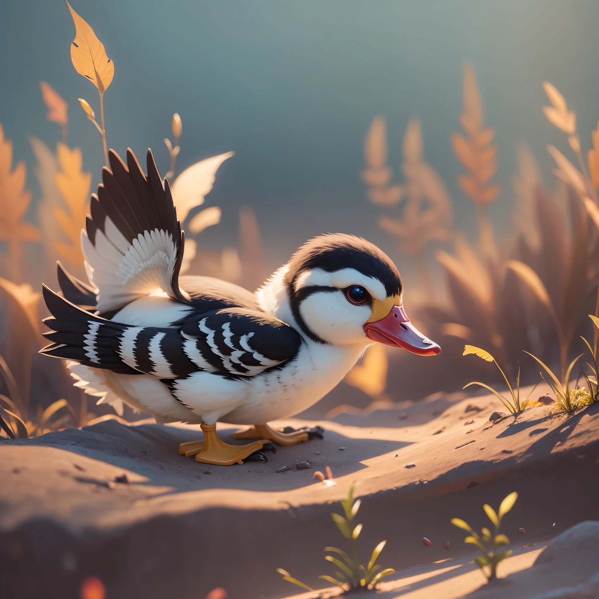 a duck with mouse head --auto --s2