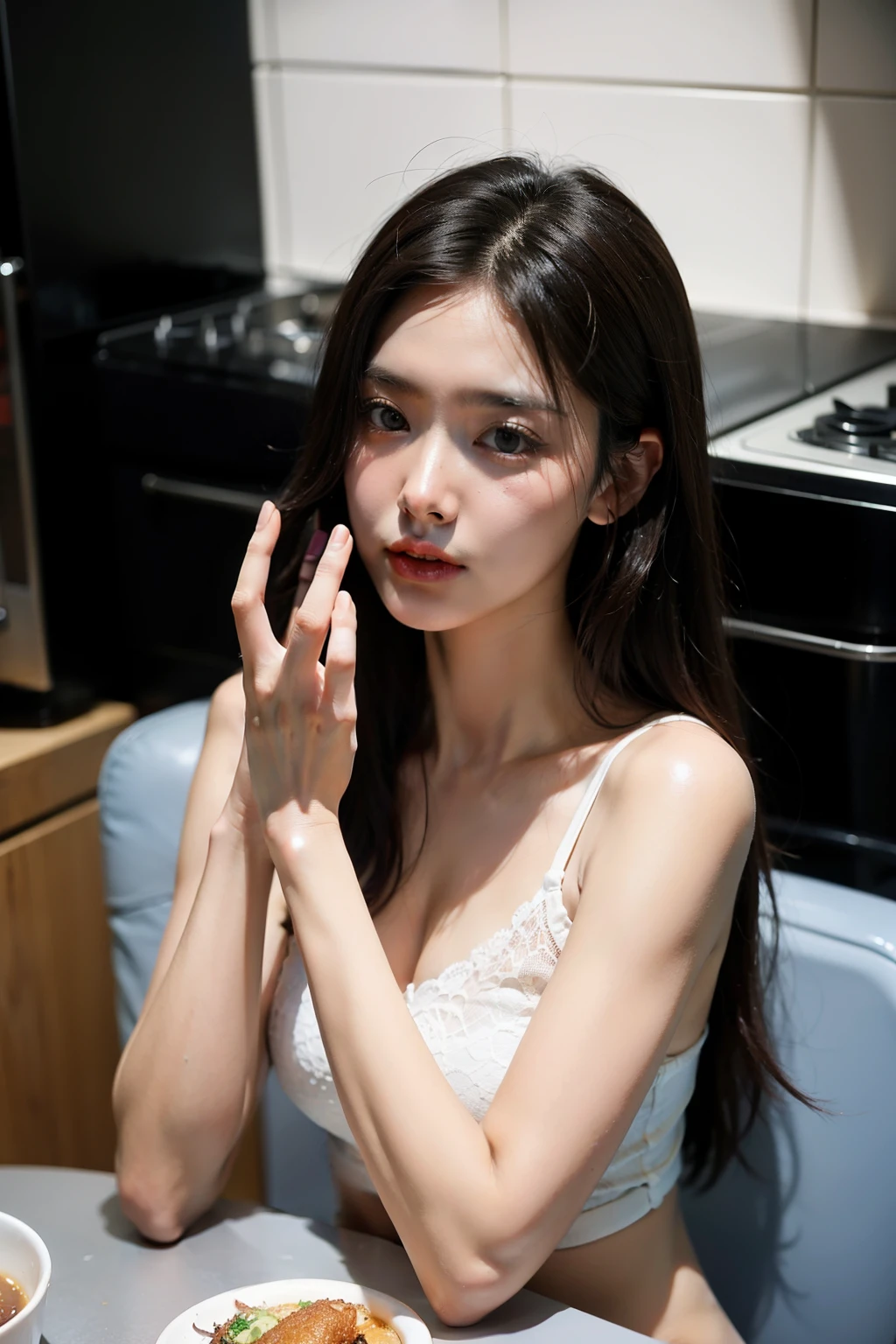 Her vulgarity is deep in her bones,It won’t be scalded with boiling water。