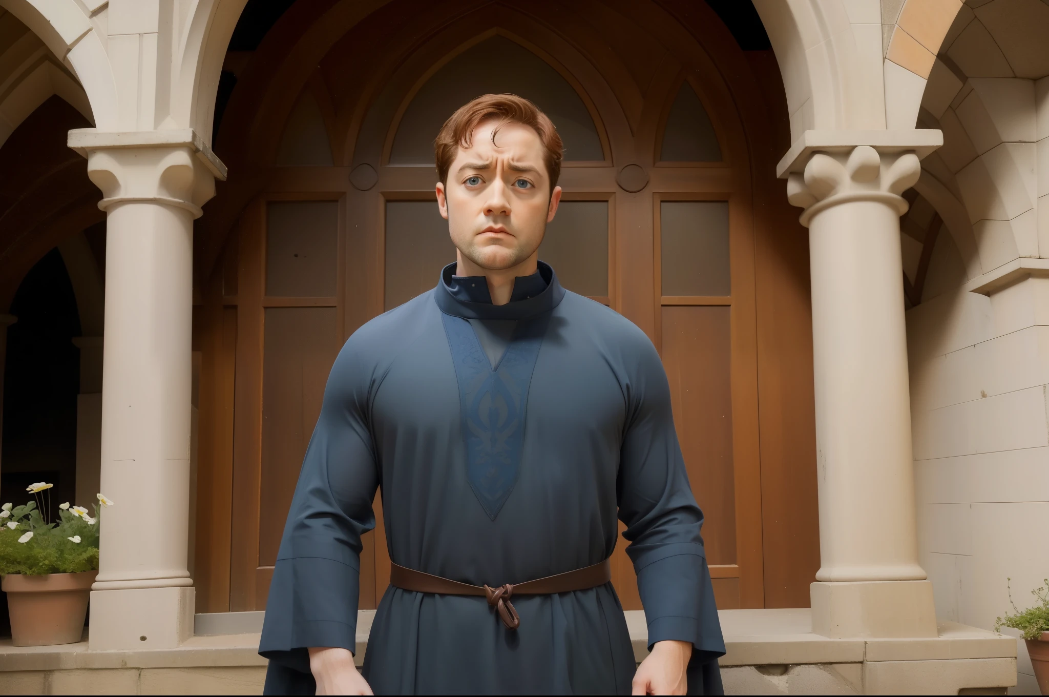 Richard Rankin face, 43-year-old, worried expression, frowning