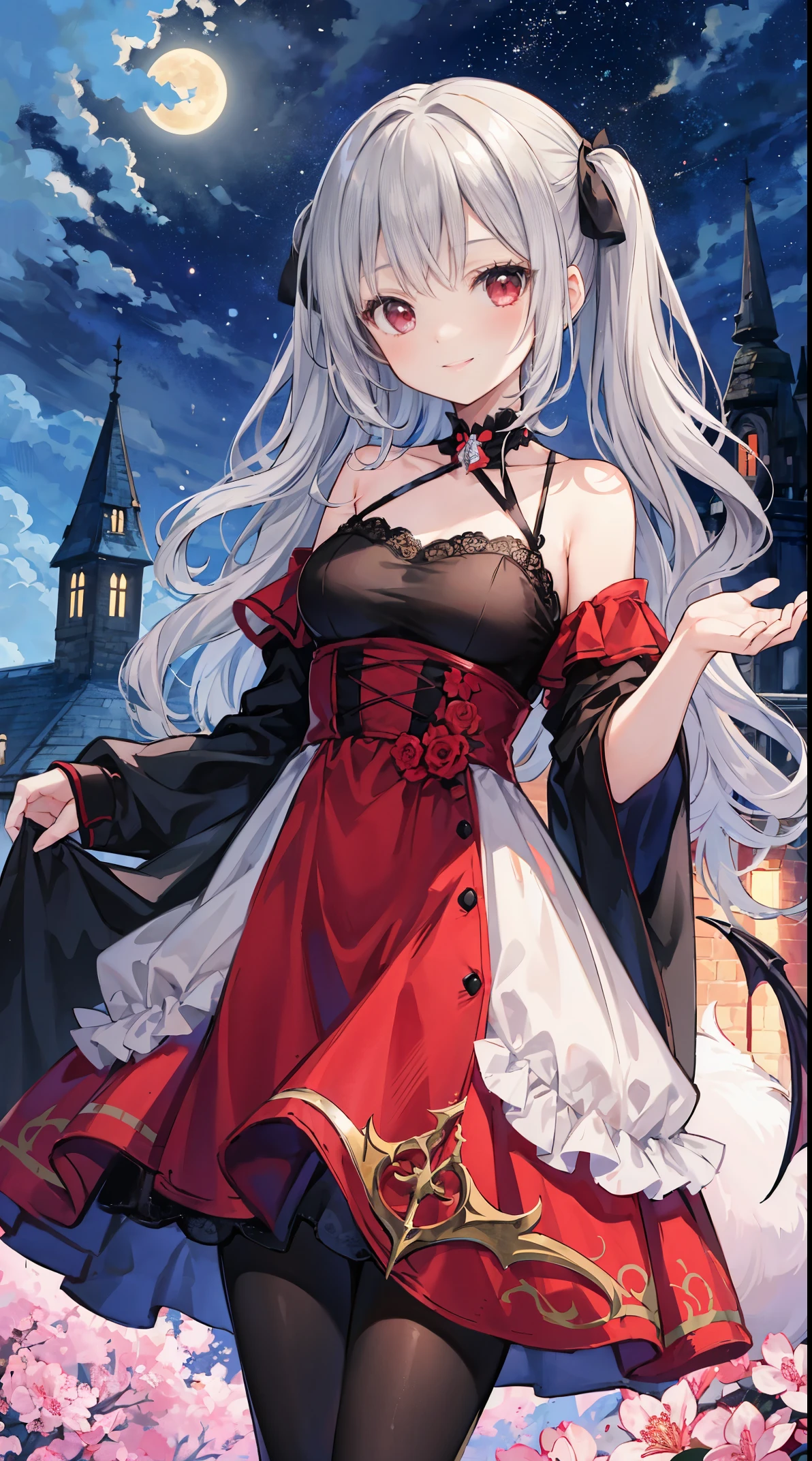 (ukiyoe painting:1.3),(3D anime fantasy art:1.3),(Grimm fairy tale world),(Portrait of a witch with a magic wand:1.3),(Cinderella's Castle in the background:1.3),(((victorian gothic dress:1.3))),(((Black Witch'large hat:1.3))),Cute and beautiful girl,Cute round face,Cute smile,with blush cheeks,Red Lip,(silver white hair,Floral braided headband,half up、Floral Braided Space Van,Voluminous Fishtail Braids,Twisted chignon,),(Bangs are see-through bangs),hair pin,hair adornments,detailed clothes features,Detailed hair features,detailed facial features,(Dynamic angles),(Dynamic and sexy poses),Cinematic Light,(masutepiece,top-quality,Ultra-high resolution output image,depth of fields,intricate detailes,Make the subject look three-dimensional with the contrast of light and shadow,) ,(The 8k quality,Anatomically accurate facial structure,),(Sea Art 2 Mode:1.3),(Image Mode Ultra HD,)